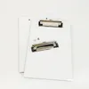 UPS Sublimation A4 Clipboard Recycled Document Storage Holders White Blank Profile Clip Letter File Paper Sheet Office Supplies