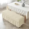 Chair Covers Bench For Dining Room Slipcover Bed Cover Removable Washable Seat Living Kitchen Bedroom