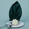 Party Decoration Creative Silk Flower Napkin Rings Buck Holder Artificial Flowers Wedding Table Decorations Home Banquet Dinner Supplies