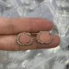 Kvinnor Gold Stud Earring Designer Jewelry Hoops Silverörhängen för herrörar duble brev studs lyxiga hoops mode kärlek örhängen g bijoux med låda
