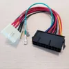 Câble d'alimentation pour convertisseur PSU, 20 broches, ATX à 2 ports, 6 broches, 20cm, pour ancien ordinateur 286, 386, 486, 586, 10 pièces/lot