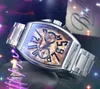Diseñador de lujo Moda clásica reloj de cuarzo grande Reloj de pulsera digital árabe segundo impermeable modelo superior multicolor Reloj de pulsera informal de negocios Orologio di lusso