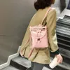 Ryggsäck kvinnor transparent tydlig väska satchel mode remväskor damer messenger casual små ryggsäckar