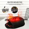 枕暖房USBマウスパッド加熱ハンドウォーマーマットを取り外し可能な広々とした温暖化キーボード