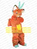 Articoli promozionali di promozione della pubblicità del costume adulto del personaggio dei cartoni animati del costume della mascotte di Fursuit completato del drago arancione zz7670