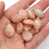 Anhänger Halsketten Natürliche Rosa Aventurin Wasser Tropfen Form Charms Für Schmuck Machen DIY Halskette Ohrringe Zubehör 14x23mm