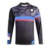 Ver￣o nova vers￣o de equipe de longa equipe de camiseta de mangas compridas camisetas de motocicletas de corrida de motocicleta de corrida de corrida casual vxyk de secagem r￡pida