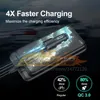 CC445 36W PD 3.0 Carregador de carro para Samsung S20 Nota 20 Ultra S21 Plus USB Tipo C Fast Cars Chargers de telefone para iPhone 12 Pro Max Carcharger