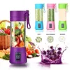 Fruktgr￶nsaksverktyg 380 ml b￤rbar mixer juicer cup USB uppladdningsbar elektrisk matisk smoothie vegetabilisk frukt citrus orange jui dhk9o