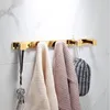 Towel Racks Luxury Golden Bathroom Brass Hardware Rack Paper holder Toilet Brush Holder hook Row Activity bar 221102