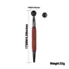 Smoke Shop Three-Section Wood Pipe Portable Combination Smoker Disponible Shisha Vape Pen 175mm