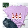 Valentines Day Gnomes T-shirt Cute Womens T Shirt Colorful Shirs Trendy Tee Women