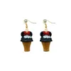 Stud Kawaii 3D Ice Cream Earrings Costume Trendy Style Woman Girl Jewelry Drop Delivery 2022 SMT1W