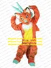 Articoli promozionali di promozione della pubblicità del costume adulto del personaggio dei cartoni animati del costume della mascotte di Fursuit completato del drago arancione zz7670