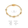 Bracelet Greatera tendance en acier inoxydable Bracelets pour femme émail coeur Zircon rond charme couleur or Bracelet Pulseiras bijoux