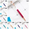 Flower Ballpoint DIY Plant Ballpoints Pen Metal Student Office Office School Securder Festival Gift Logo BH7867 TYJ