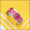 Bangle Bangle Legenstar Manchette Armband Femme Bijoux Acier InoxyDable Rostfritt stål smycken passar utbytbart läder pseiras dhhfz