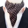 Flugor Herr Lyx Vintage Polka Dots Stickning Bröllop Formell Cravat Ascot Scrunch Själv Brittisk Gentleman Silk Polyester Neck