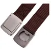 Belts Men's Smooth Buckle Quick Dry Durable Nylon Waistband Solid Color Belt BLTRD0018