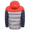 Dunjacka Vinterkappor Herr Kvinnor Tjock kappa Huva Patchwork Parka Street Sport Vindjacka Varm toppkvalitet Ytterkläder Designer bomullskläder Unisex L-4XL