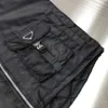 Men's Vests Designer new fashion vest highquality pocket stitching design nylon luxury black stand collar mens Vest coat RGJR
