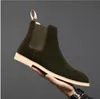 Челси сапоги официальные сапоги из искусственных замши высокого топа на низком каблуке с твердым цветом лодыжки удобная модная классическая любители бизнеса мужчины женщины