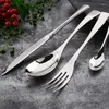 Flatware sets 4pc/16pc/24pc 304 contactkwaliteit inox spiegel afwerking