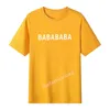 High Quality's Paris T-Shirt Designer Spring/Summer Trendy Letter Druku