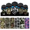 Бесплатная бесшовная магическая шарф Ski Camo Half Face Mask Bandana Neck Searver Searder Turban Cycling Mask C1103