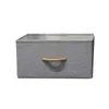 Drawer Storage Box Foldable Cabinet Clothes Shoes Toy Solid Color Non-woven Fabric Bedroom Cover Dustproof Handle Convenient VTMHP0869