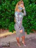 Cinderella Mirror Crystal Short Prom Cocktail Dresses 2023 Sparkly Knee Length Long Sleeve African Aso Ebi Evening Gown