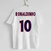 Maillot de Foot Paris Jerseys #10 Ronaldinho Chulapa Luiz 2002 2003 Retro Soccer Jersey 02 03 Classic Vintage Football Shirt French Home