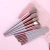 Brilhos de maquiagem de 13pcs configurado maquiagem de escova corretiva Blush pó solto pincel de olho de olho -marcador Ferramenta de beleza Fundação