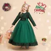 porte une robe pour enfants Robe de princesse de Noël pour filles Robe de soirée pour enfants