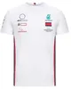 F1 Formula One Suit Suit Short Sleeve Team Team Aself Hamilton Drivers Championship Polyester Quicking Round Reck T-Shirt يمكن أن يكون zycn