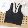 Yoga outfit kvinnors sportbh vacker bakre tvärband push up tube topp bekväm wrap bröstkondition gym toppar kvinnliga underkläder