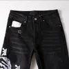 2021 Herren Designer-Jeans Distressed Ripped Biker Slim Fit Motorrad Denim für Herrenmode Jean Mans Pants pour hommes #871