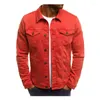 Men's Jackets 2022 Autumn And Winter Pure Color Cowboy Simple Men's Leisure Short Denim Jacket Men Clothing