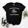 Support Plant Parenthood Womens t -shirt tryck kvinnor avslappnad rolig för yong lady