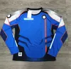 Ver￣o nova vers￣o de equipe de longa equipe de camiseta de mangas compridas camisetas de motocicletas de corrida de motocicleta de corrida de corrida casual vxyk de secagem r￡pida