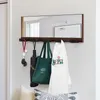 Clothing Storage Wall Coat Rack Bedroom Bamboo Clothes Solid Wood Creative Hook Hanging Wooden