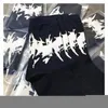 Men's Socks Men Fashion Crew Spark Black White Cool Panda Broken Thorn Brand Harajuku Street Women's Cotton