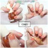 Vernis à ongles Jelly Ice Transparent Nude Color Free Baking Peut déchirer le blanc