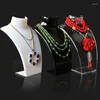 Jewelry Pouches Selling Wholesale 5pcs/Lot Both Earrings And Necklace Display Rack Stand Jewellery Organizer Pendants Holder Show