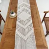 Tappetini da tavolo Runner Arazzo bohémien intrecciato a mano Boho Wedding Decorazione nordica Soggiorno Tovaglietta Decor