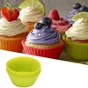 Moldes de cozimento Mini Silicone Cupcake Mold Bakeware Copo Bolo Pan Liner Reutable Muffin Innstick Mold Kitchen Acessórios 1/6/12pc