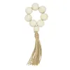 Anneau de serviette de perle en bois avec des glaces perles de ferme rustique Styles country d￩sherbant la table de gr￢ces de Thanksgiving Decor