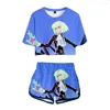 Herren T-Shirts Promare Cosplay T-Shirt Anime Kurosaki Ichigo Terylen Sommer Tops T-Shirts