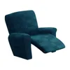 Cubiertas de silla Cubierta reclinable gruesa Sofá Protección completa 4 piezas Lavable equipada con bolsillo para sala de estar