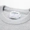 Mektup Baskı High Street Sweater Erkek Kadın Çiftler Crewneck Örme Kükürt Sonbahar Kış Sıcak Moda Günlük Sweatshirt M26